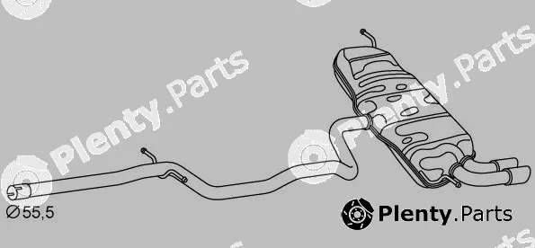 Vegaz VS-673 — Rear Muffler