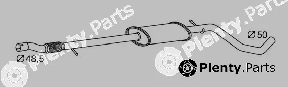Vegaz LS-144 — Centre Muffler