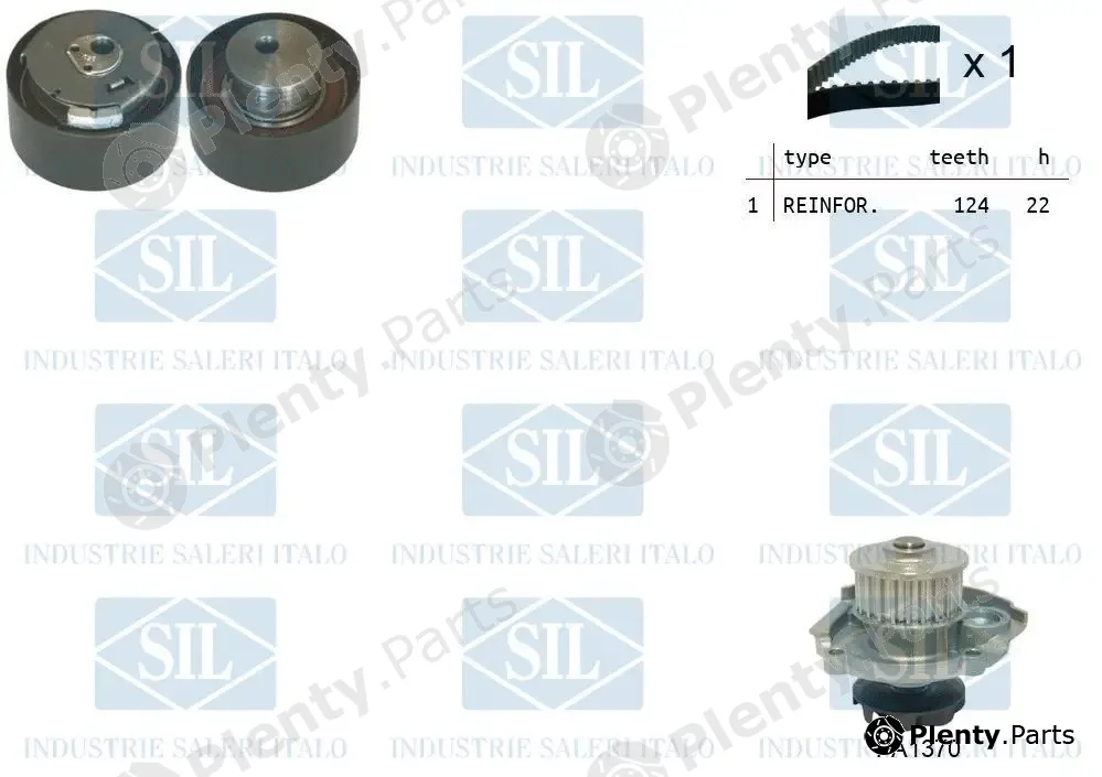 Saleri SIL K1PA913 — Water Pump & Timing Belt Kit