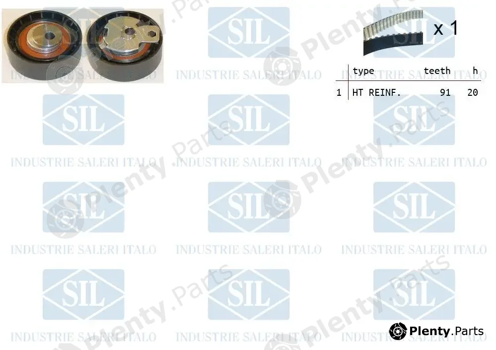 Saleri SIL TK1001 — Tensioner Pulley, timing belt