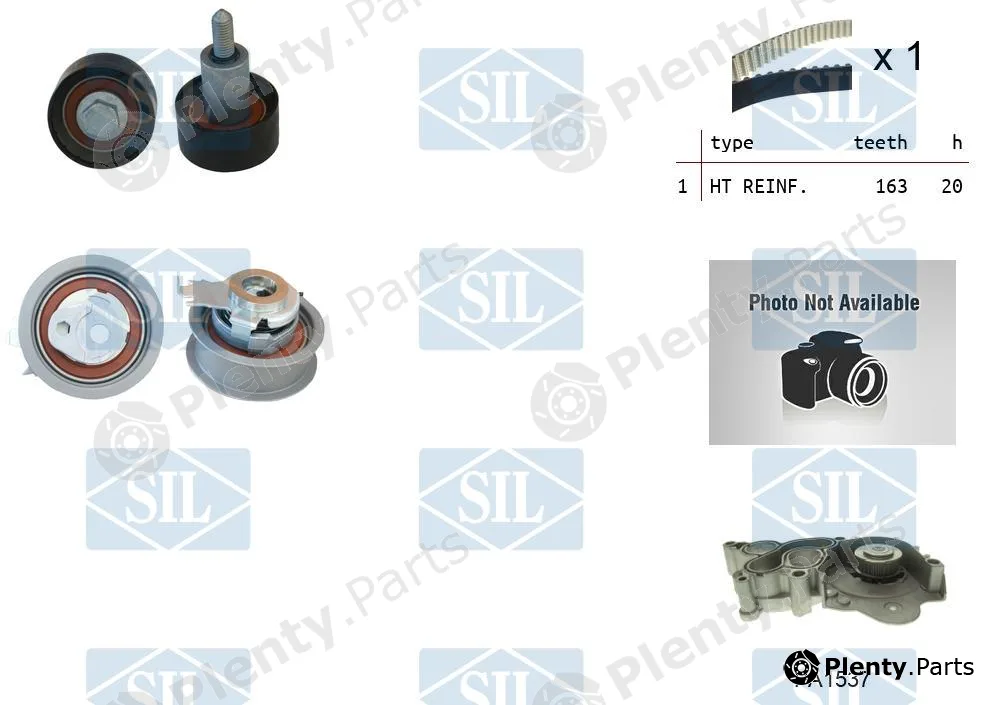 Saleri SIL K2PA1537 — Water Pump & Timing Belt Kit