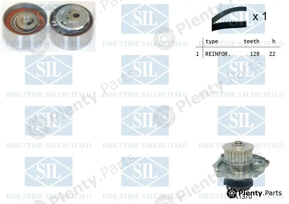 Saleri SIL K2PA913 — Water Pump & Timing Belt Kit