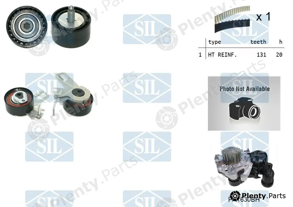 Saleri SIL K1PA1630BH — Water Pump & Timing Belt Kit