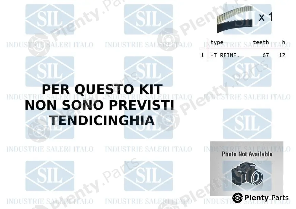 Saleri SIL K1PA1532BH1 — Water Pump & Timing Belt Kit