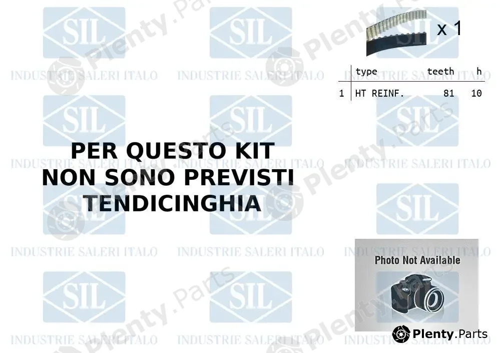 Saleri SIL K1PA1545BH1 — Water Pump & Timing Belt Kit
