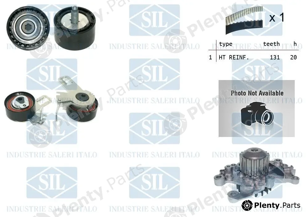 Saleri SIL K1PA1630 — Water Pump & Timing Belt Kit