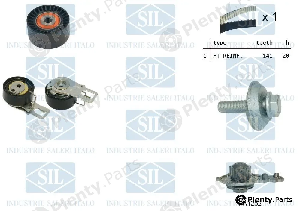 Saleri SIL K5PA1252 — Water Pump & Timing Belt Kit