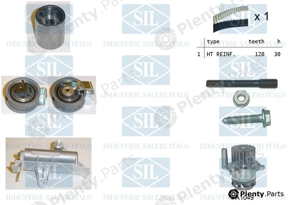 Saleri SIL K3PA1049 — Water Pump & Timing Belt Kit