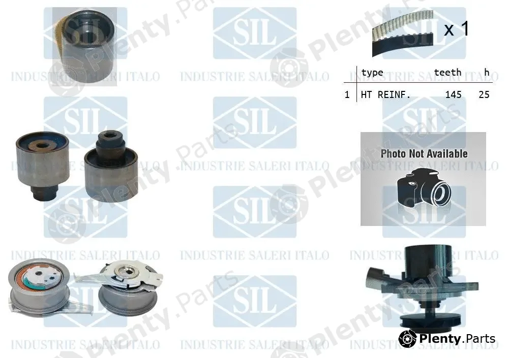 Saleri SIL K2PA1566 — Water Pump & Timing Belt Kit