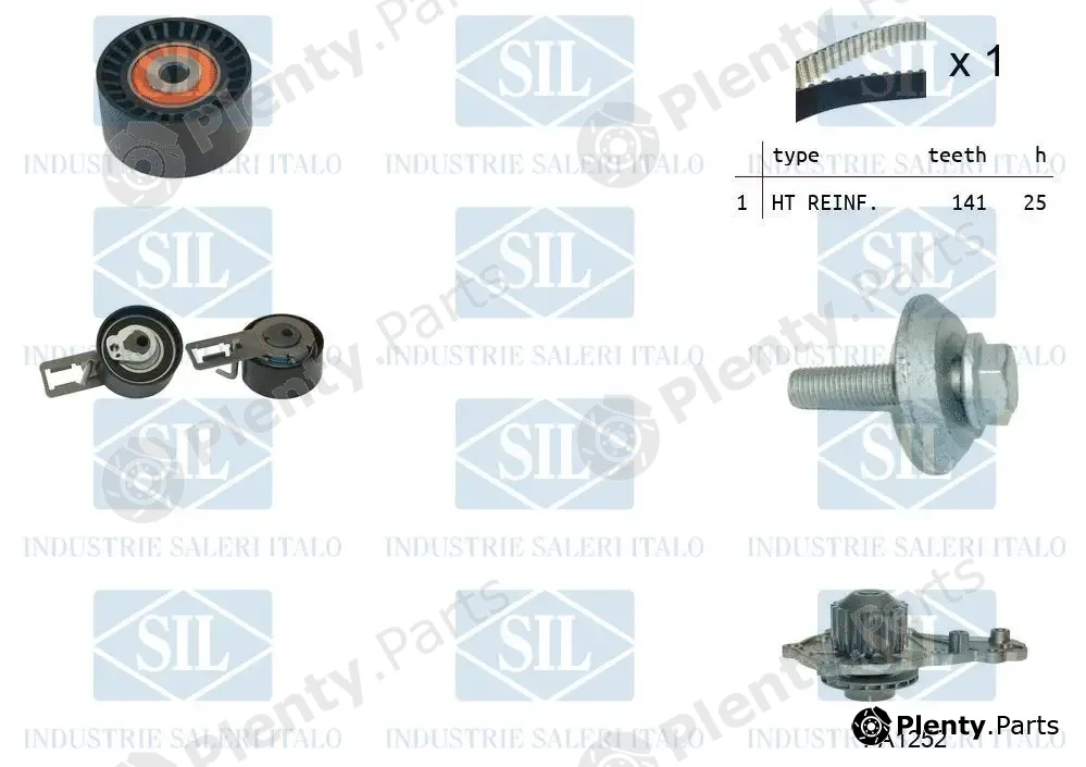 Saleri SIL K3PA1252 — Water Pump & Timing Belt Kit