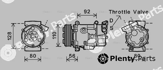 Ava Quality Cooling BWK416 — Compressor, air conditioning