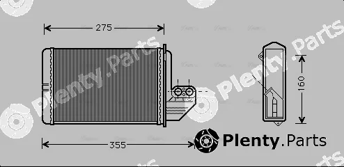 Ava Quality Cooling BWA6172 — Heat Exchanger, interior heating