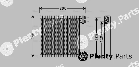 Ava Quality Cooling MZV216 — Evaporator, air conditioning