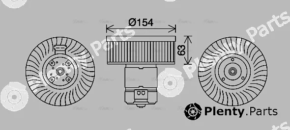 AVA Quality Cooling BW8570 — Interior Blower