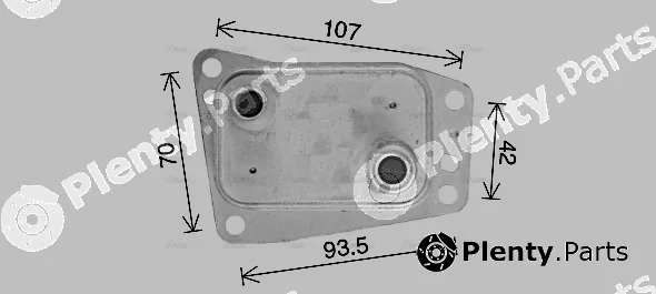 Ava Quality Cooling CN3327 — Oil Cooler, engine oil