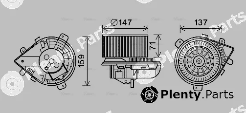 Ava Quality Cooling PE8380 — Interior Blower
