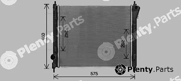 AVA Quality Cooling DN2470 — Radiator, engine cooling