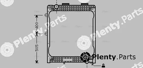 Ava Quality Cooling MN2023 — Radiator, engine cooling