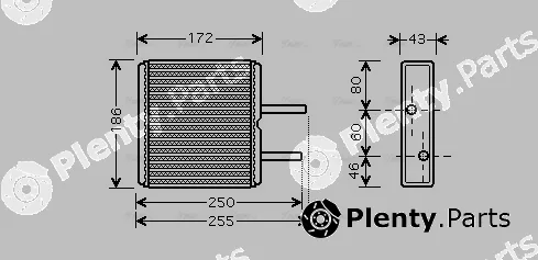 Ava Quality Cooling SZ6080 — Heat Exchanger, interior heating