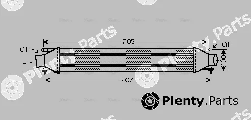 Ava Quality Cooling OLA4422 — Charge Air Cooler