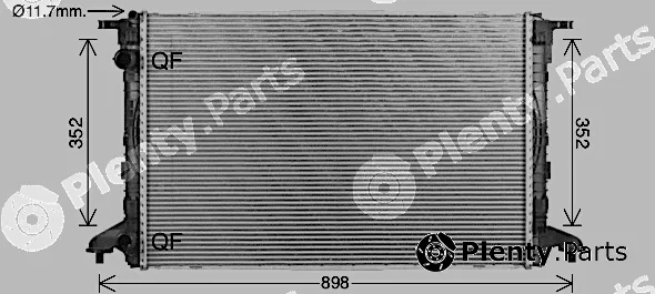 Ava Quality Cooling AI2446 — Radiator, engine cooling