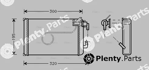 AVA Quality Cooling IV6013 — Heat Exchanger, interior heating