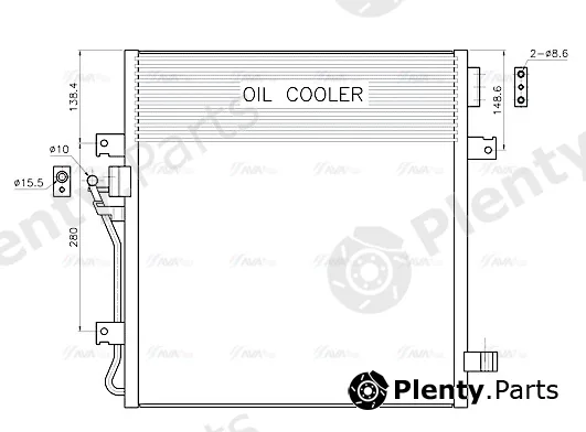 Ava Quality Cooling JE5091 — Condenser, air conditioning