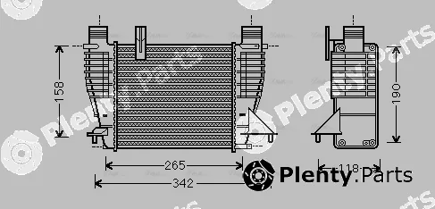 Ava Quality Cooling DNA4356 — Charge Air Cooler