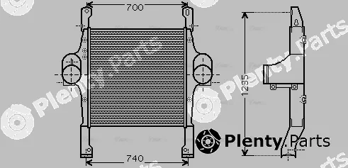 Ava Quality Cooling IV4067 — Charge Air Cooler