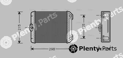 AVA Quality Cooling MS6171 — Heat Exchanger, interior heating