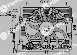Ava Quality Cooling BW7512 — Fan, engine cooling