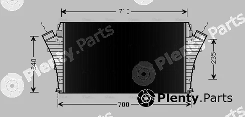 Ava Quality Cooling OLA4491 — Charge Air Cooler
