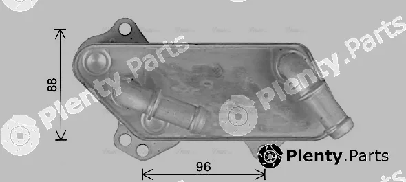 Ava Quality Cooling OL3711 — Oil Cooler, engine oil