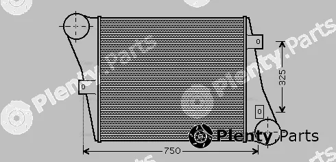 Ava Quality Cooling RE4043 — Charge Air Cooler