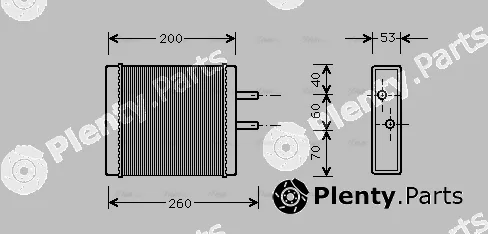 AVA Quality Cooling KA6009 — Heat Exchanger, interior heating