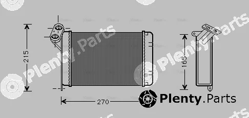Ava Quality Cooling BW6005 — Heat Exchanger, interior heating