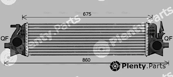 Ava Quality Cooling VO4305 — Charge Air Cooler
