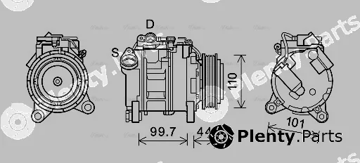 Ava Quality Cooling BWAK493 — Compressor, air conditioning