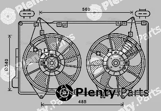AVA Quality Cooling MZ7553 — Fan, engine cooling