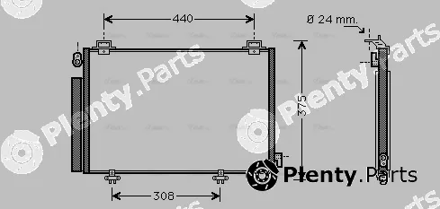AVA Quality Cooling TO5382D — Condenser, air conditioning