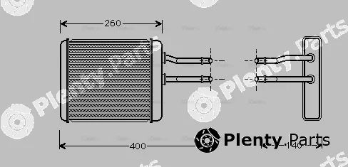 Ava Quality Cooling AL6072 — Heat Exchanger, interior heating