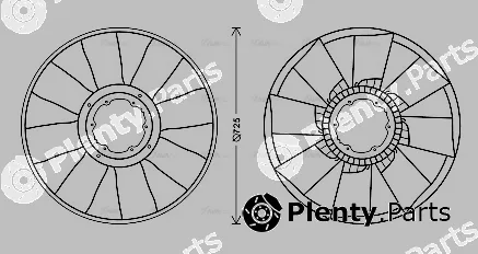 Ava Quality Cooling DFB062 — Fan, engine cooling