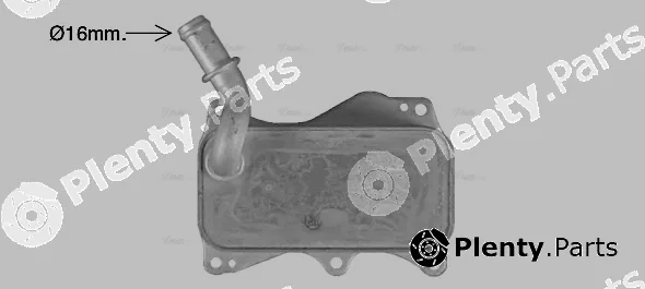 Ava Quality Cooling MS3749 — Oil Cooler, engine oil