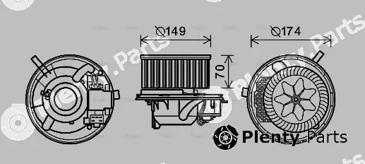 AVA Quality Cooling VN8341 — Interior Blower