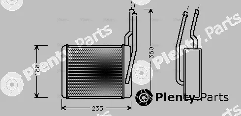 Ava Quality Cooling FD6356 — Heat Exchanger, interior heating