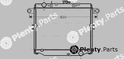 Ava Quality Cooling TO2477 — Radiator, engine cooling