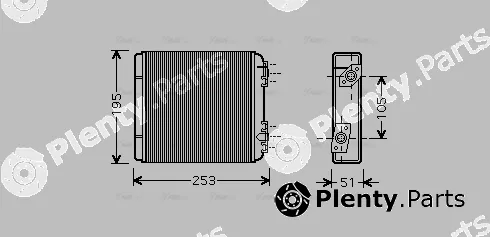 Ava Quality Cooling LA6020 — Heat Exchanger, interior heating