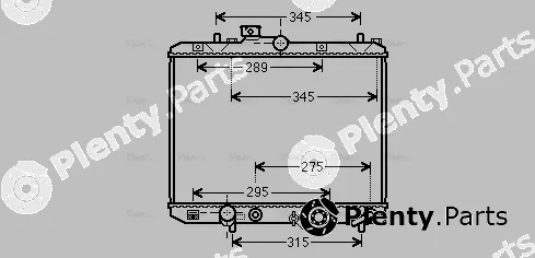 Ava Quality Cooling SZ2112 — Radiator, engine cooling