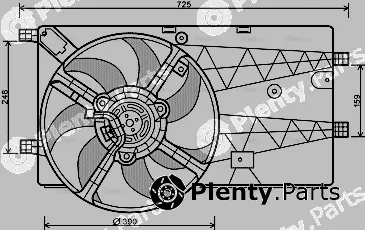 AVA Quality Cooling PE7548 — Fan, engine cooling