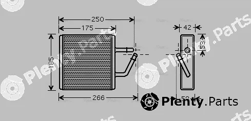 Ava Quality Cooling MZ6194 — Heat Exchanger, interior heating